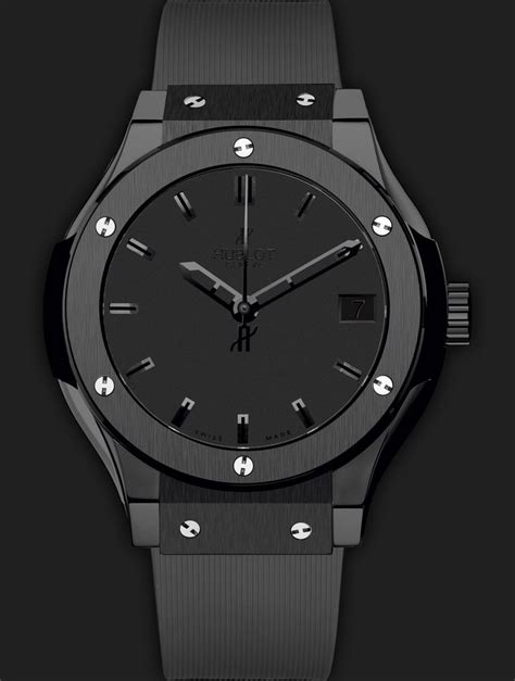 hublot all black watches price|luxury black watches.